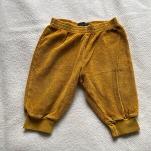 Cozy Mustard Kids Joggers